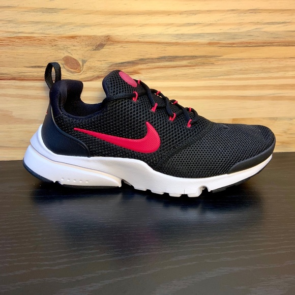 New Nike Presto Fly Running Shoes Black Pink Rush - Picture 2 of 8